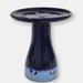 Sunnydaze Decor Sunnydaze Duo-Tone Ceramic Bird Bath - UV/Frost-Resistant - Blue