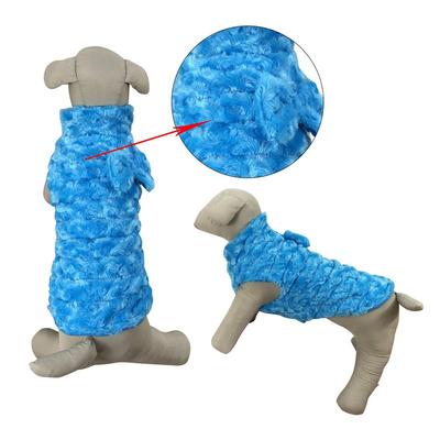 Primeware Inc. Luxury Faux Fur Winter Dogs Coat - Blue - MD