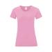 Fruit of the Loom Womens/Ladies Iconic T-Shirt - Powder Rose - Pink - XS