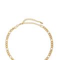 Ettika Eternity Crystal Circle 18k Gold Plated Chain Link Necklace - Gold - ONE SIZE