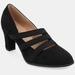 Journee Collection Women's Comfort Narrow Width Loren Pump - Black - 11