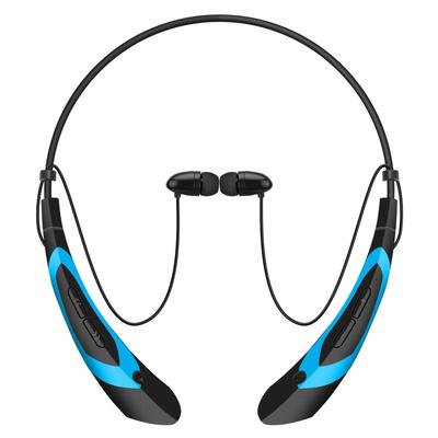 Fresh Fab Finds Wireless Neckband Headphones V5.0 - Sweat-proof Sport Headsets - In-Ear Magnetic Neckbands - Deep Bass Earphone With Mic - 2 Packs - Blue
