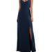 After Six Tie-Back Cutout Maxi Dress With Front Slit - 1548 - Blue - 2