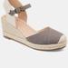 Journee Collection Journee Collection Women's Tru Comfort Foam Wide Width Ashlyn Wedge - Grey - 12