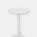 Sunnydaze Decor Indoor/Outdoor All-Weather Round Foldable Bar Table - White