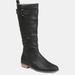 Journee Collection Journee Collection Women's Tru Comfort Foam Wide Calf Lelanni Boot - Black - 8