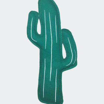 American Pet Supplies Eco-Friendly Cactus Canvas and Jute Dog Toy - Green - ONE SIZE