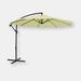 Sunnydaze Decor Offset Cantilever Patio Umbrella 9.5' - Yellow