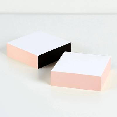 Wms&Co Classic Edged Pads in Matte Blush - 3 sizes - Pink - SMALL SQUARE