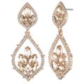 Marchesa Poised Rose Large Drop Earring - Pink - OS