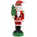 Sunnydaze Decor Santa Claus With Tree Indoor Nutcracker Statue - 16.75" - Red