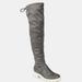 Journee Collection Journee Collection Women's Tru Comfort Foam Extra Wide Calf Salisa Boot - Grey - 8