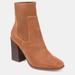 Journee Collection Journee Collection Women's Tru Comfort Foam Adalia Bootie - Brown - 8.5