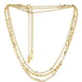 Ettika Main Character 18k Gold Plated Layered Necklace Set - Gold - ONE SIZE