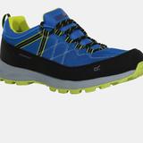 Regatta Mens Samaris Lite Walking Shoes - Hawaiian Blue/Electric Lime - Blue - UK 6 / US 7