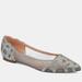 Journee Collection Journee Collection Women's Wide Width Batavia Flat - Grey - 6.5