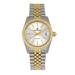 Empress Watches Empress Constance Automatic Bracelet Watch w/Date - White