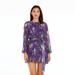 Dress The Population Kirsi Floral Dress - Purple