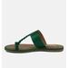 Rag & Co Harris Green Toe Ring Braided Slip Ons - Green - 6