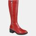 Journee Collection Journee Collection Women's Tru Comfort Foam Wide Calf Morgaan Boot - Red - 8