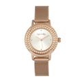 Sophie & Freda Watches Cambridge Bracelet Watch With Swarovski Crystals - Brown