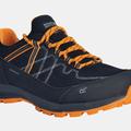 Regatta Mens Samaris Lite Walking Shoes - Black/Flame Orange - Black - UK 7 / US 8
