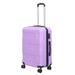Nicci 24" Medium Size Luggage Deco Collection - Purple