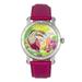 Bertha Watches Bertha Gisele MOP Leather-Band Ladies Watch - Pink