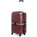 Miami CarryOn OenoTourer Wine Carrier Luggage for Carrying 12 Bottles of Wine - Red - L