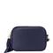 Sostter Navy Blue Leather Tassel Cross Body Camera Bag | Baxrr - Blue