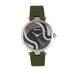 Bertha Watches Trisha Leather-Band Watch With Swarovski Crystals - Green