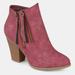 Journee Collection Journee Collection Women's Vally Bootie - Red - 6.5