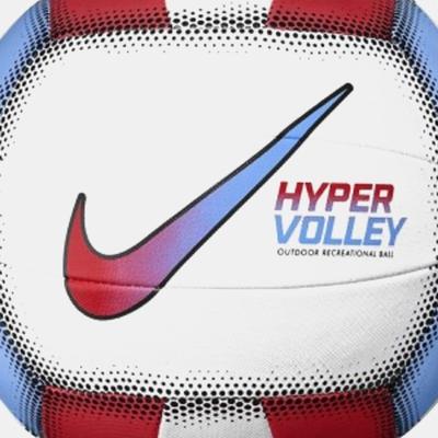 Nike Hypervolley Volleyball - White/Red/Blue - 5 -...