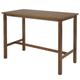 Sunnydaze Decor Sunnydaze Arnold 4 ft Wooden Counter-Height Dining Table - Weathered Oak - Brown