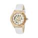 empress_watches Empress Godiva Automatic MOP Leather-Band Watch - White