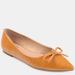 Journee Collection Journee Collection Women's Devalyn Flat - Brown - 7.5