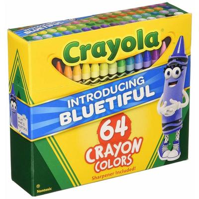 Crayola Crayola 64 Crayon Colors Including Bluetif...
