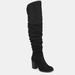 Journee Collection Journee Collection Women's Extra Wide Calf Kaison Boot - Black - 9