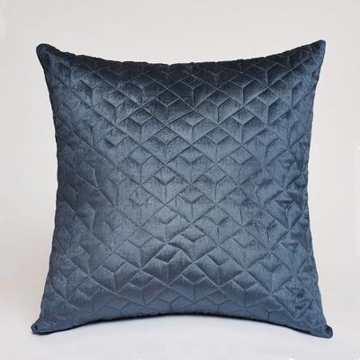 Harkaari Geometric Cross Stitch Throw Pillow - Blue - 16 X 24 IN