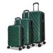 Nicci Luggage 3 Piece Set - Green