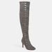 Journee Collection Journee Collection Women's Wide Calf Trill Boot - Grey - 10