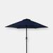 Sunnydaze Decor 7.5FT Patio Umbrella Outdoor Market Table Crank Tilt Blue Deck Garden Balcony - Blue
