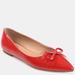 Journee Collection Journee Collection Women's Devalyn Flat - Red - 5.5