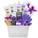 Purelis Grapeseed & Lavender Deluxe XL Gourmet Spa Gift Basket - Purple