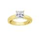 Diamonbliss Princess Solitare Ring - Yellow - CARAT: 1/SIZE: 8