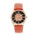 Bertha Watches Bertha Sadie Mother-of-Pearl Leather-Band Watch - Pink