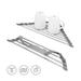 Grand Fusion Housewares Over Sink Roll Up Corner Drying Rack - Grey