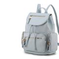 MKF Collection by Mia K Ivanna Vegan Leather Womenâ€™s Oversize Backpack - Blue