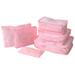 Nicci 6 Piece Set Luggage Organizer - Pink