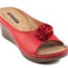 GC SHOES Sydney Red Wedge Sandals - Red - 6.5